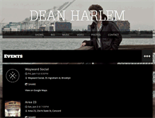 Tablet Screenshot of deanharlem.com